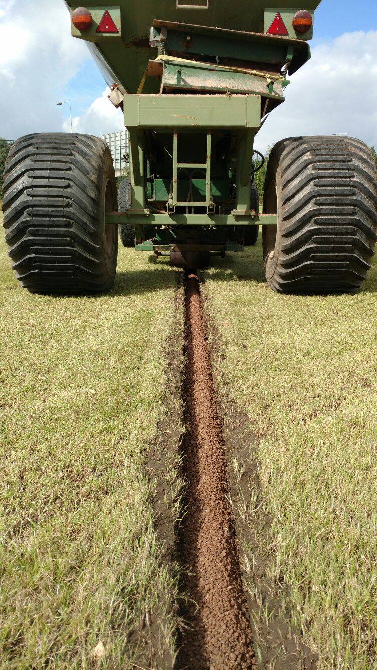 drainage lines for sports field
